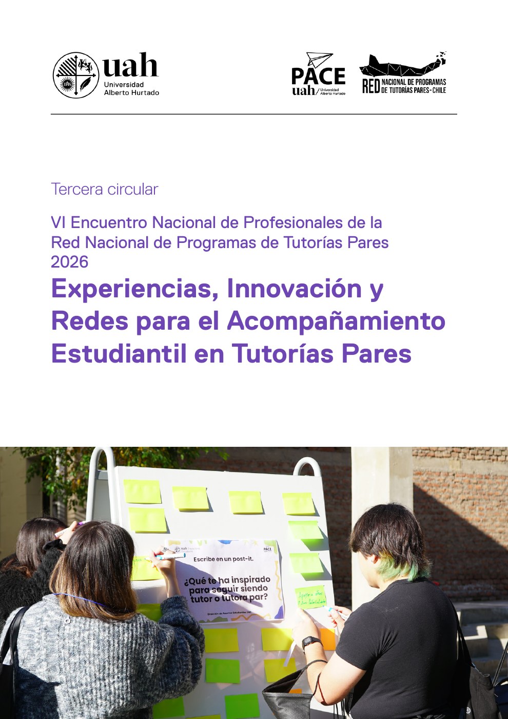 Tercera circular oficial del Encuentro de Profesionales en la Universidad Alberto Hurtado